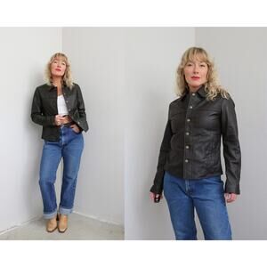 New Without Tags NWOT, FRYE Lamb Leather Moto Jacket ~ Women's Small OR Medium
